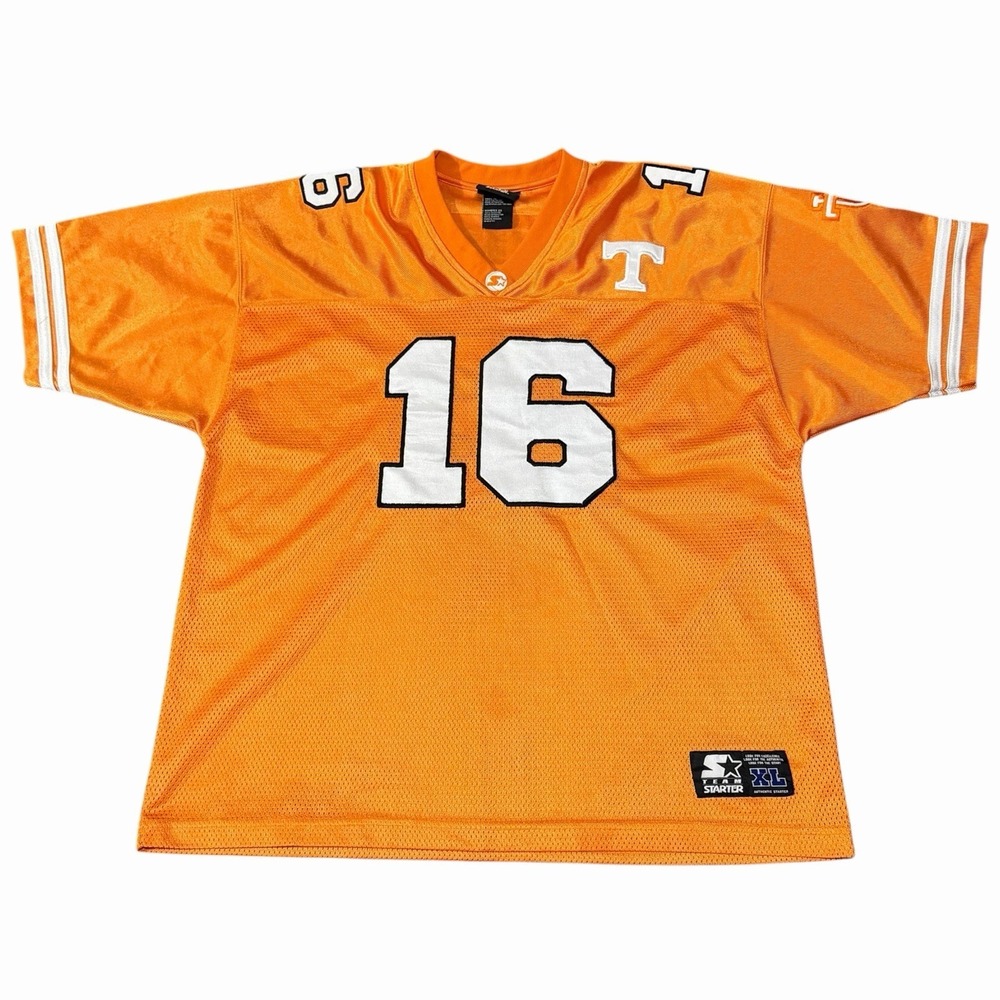 VTG‎ 90s Team Starter PEYTON MANNING #16 Tennessee Volunteers Jersey Size XL